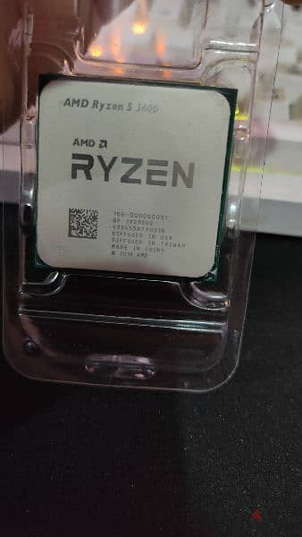 Ryzen 5 3600 with stock fan 1