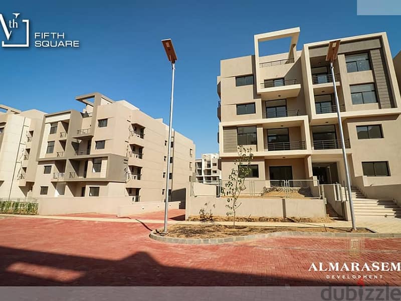 Own your apartment Ready To Move in the best location in Fifth Settlement in Fifth Square Compound In installments over the longest payment Plan 12