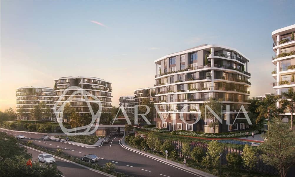 Studio Apartment 80 sqm for Immediate Delivery in Armonia Compound, New Administrative Capital on the Middle Ring Road 5