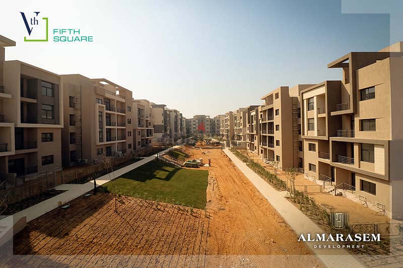 Own your apartment Ready To Move in the best location in Fifth Settlement in Fifth Square Compound In installments over the longest payment Plan 13