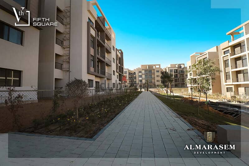 Own your immediate 3-bedrooms apartment in New Cairo in Fifth Square Compound In installments over the longest payment plan View on the landscape 16
