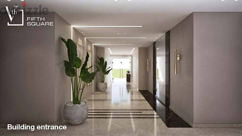 Own your immediate 3-bedrooms apartment in New Cairo in Fifth Square Compound In installments over the longest payment plan View on the landscape 17