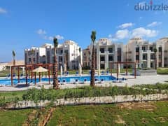 Fully finished chalet in Gaia Village from Al Ahly Sabbour, direct view of the sea