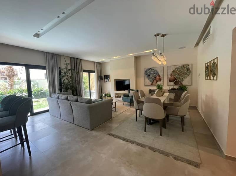 للبيع دوبلكس متشطب + smart home بجوار الجامعة الامريكية قسط Duplex Auc 8