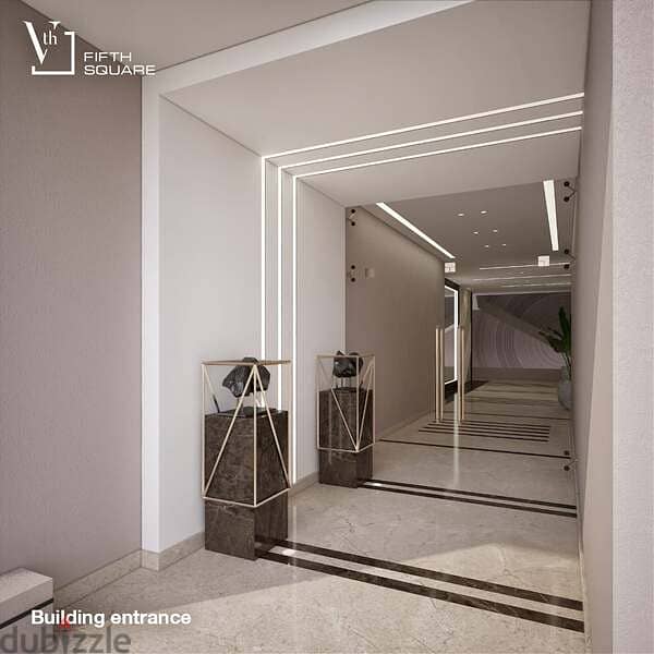 Own your immediate 3-bedrooms apartment in New Cairo in Fifth Square Compound In installments over the longest payment plan View on the landscape 18