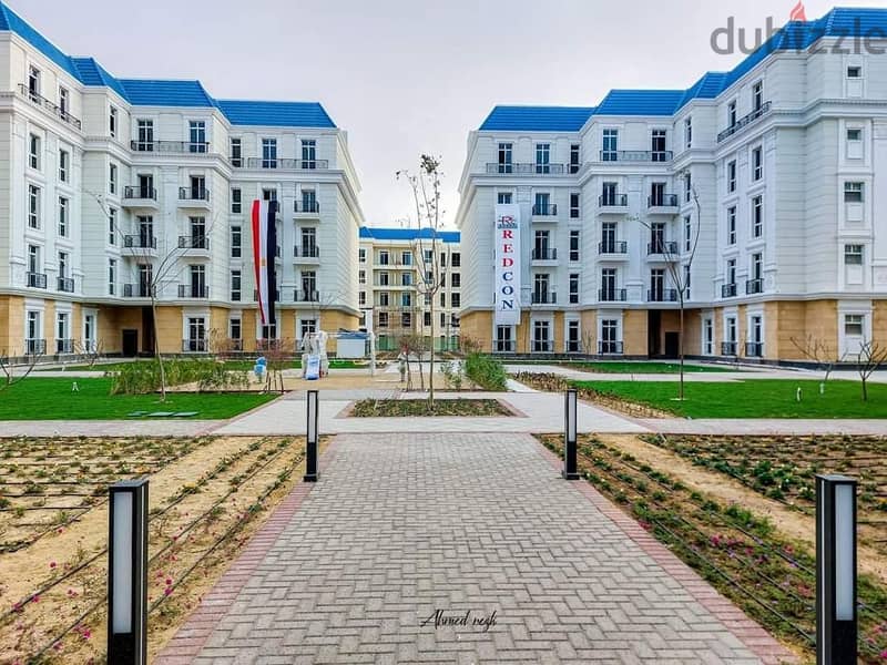 For immediate sale in the heart of New Alamein, a 120 sqm apartment, fully finished, in the Latin Quarter, Bahri Road, with the lowest down payment an 3