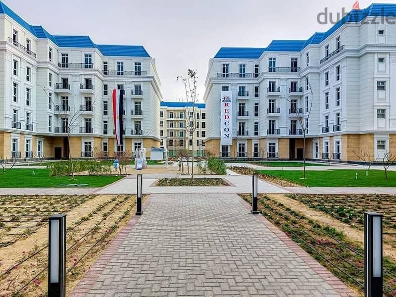 For immediate sale in the heart of New Alamein, a 120 sqm apartment, fully finished, in the Latin Quarter, Bahri Road, with the lowest down payment an 5