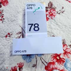 oppo A78 _256G Box اوبو اي٧٨  جهاز متبرشم 0