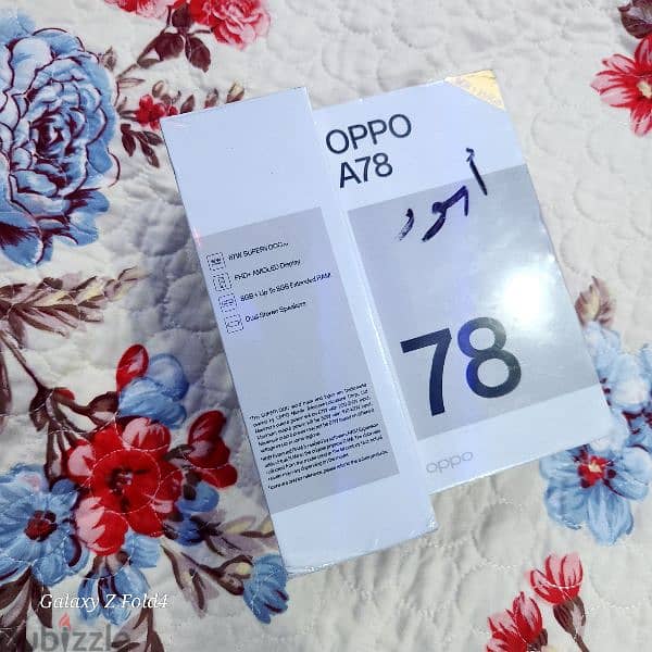 oppo A78 _256G Box اوبو اي٧٨  جهاز متبرشم 1