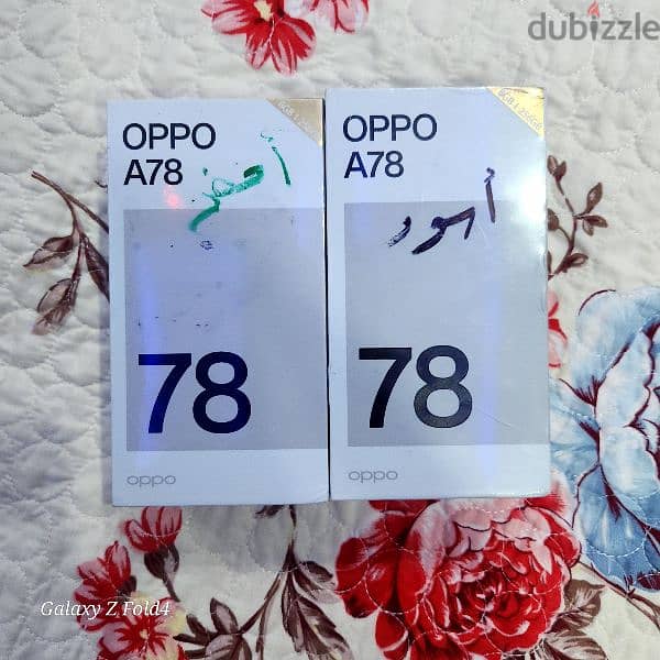 oppo A78 _256G Box اوبو اي٧٨  جهاز متبرشم 4