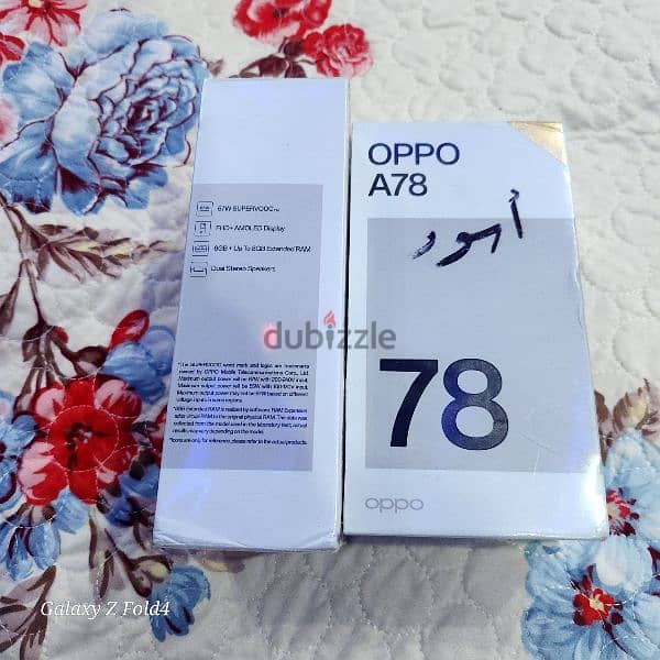 oppo A78 _256G Box اوبو اي٧٨  جهاز متبرشم 5