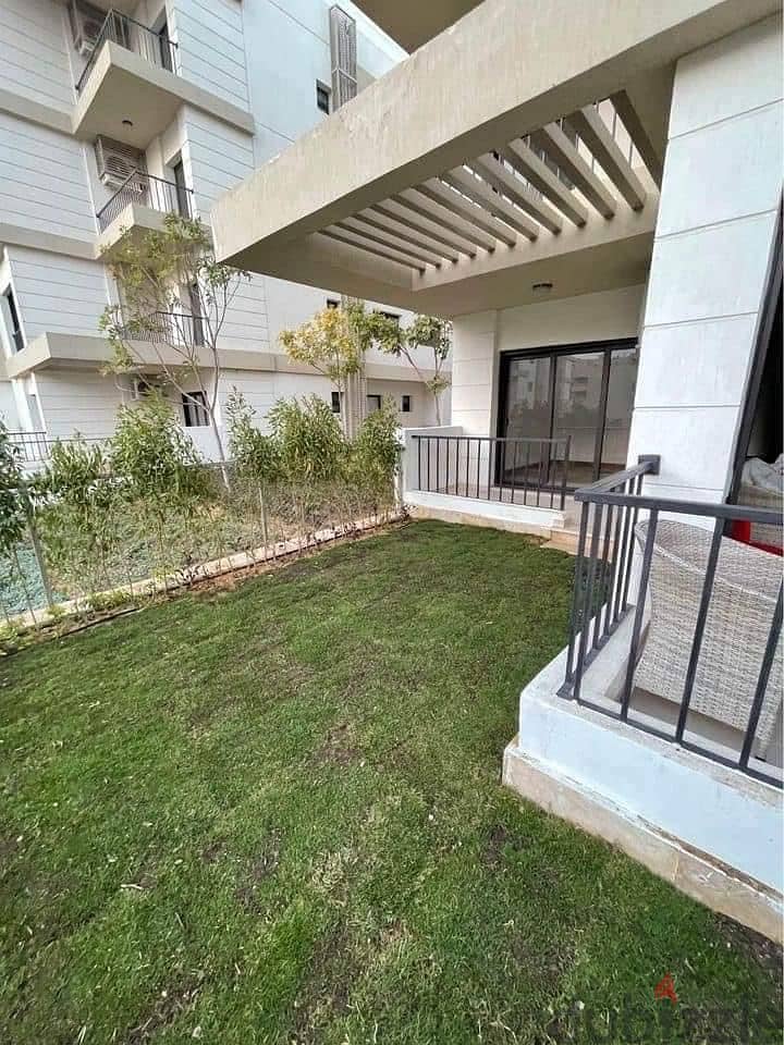 شقه للبيع ارضي بجاردن استلام فوري متشطبة في فيفث سكوير التجمع Apartment for sale, ground floor,ready to move, fully finished, in Fifth Square 5