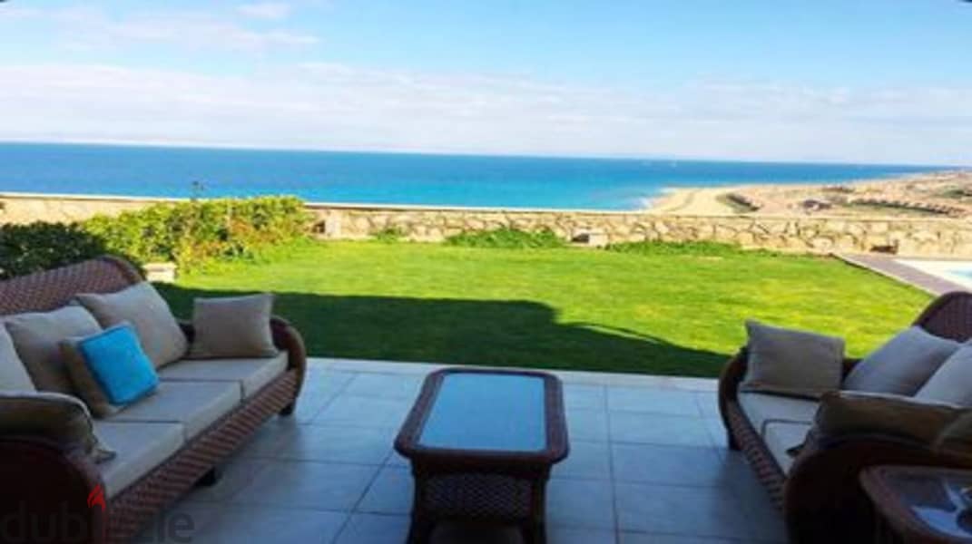 Ground chalet with garden directly on the sea for sale in Telal Sokhna Resort, next to Porto and La Vista 6 1