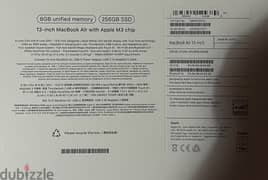 macbook Air m3 13.6 inch 8gb 256g new sealed