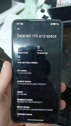 Xiaomi redmi k70e (Poco x6 pro 5g)