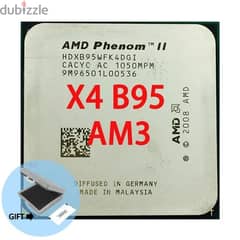 AMD Phenom II X4 B95 3.0 GHz Quad Core Socket AM2+/AM3 CPU . . . ‏