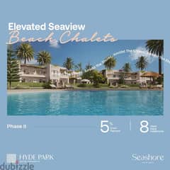 With a 5% down payment, I own a chalet directly on the sea in Ras El Hekma at a special price 0