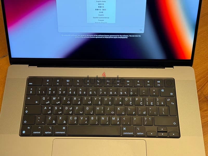 MacBook Pro M1 Pro 16 inch 1TB Arabic Keyboard 6