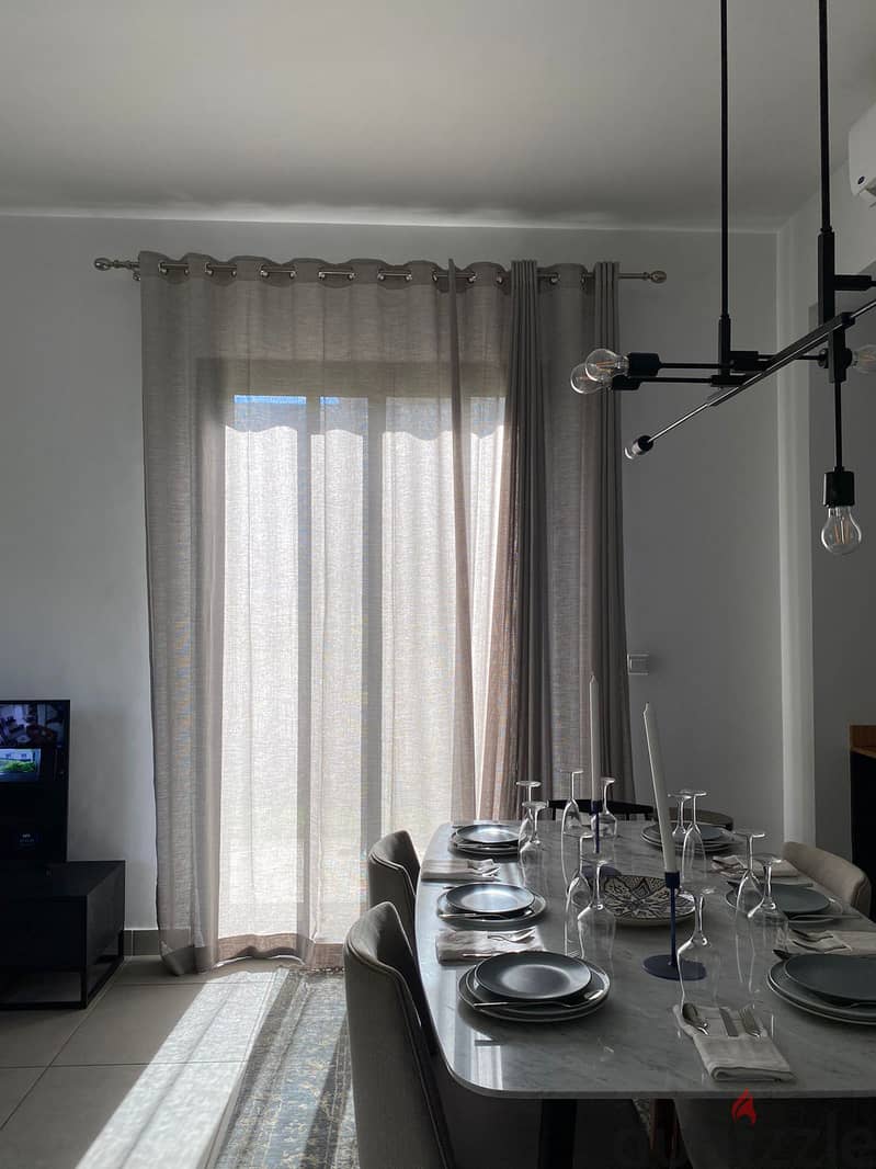 A very elegant apartment ready to move in, fully finished, immediate receipt, in the most prestigious compound in Shorouk, 4