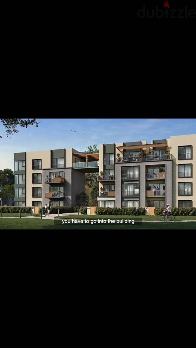 Hyde Park West / 6 October Garden Lakes Apartments Resale  1st floor Lake view corner- prime location  Bua 113 sqm  2 bedrooms + 3 bathrooms    Fully 4