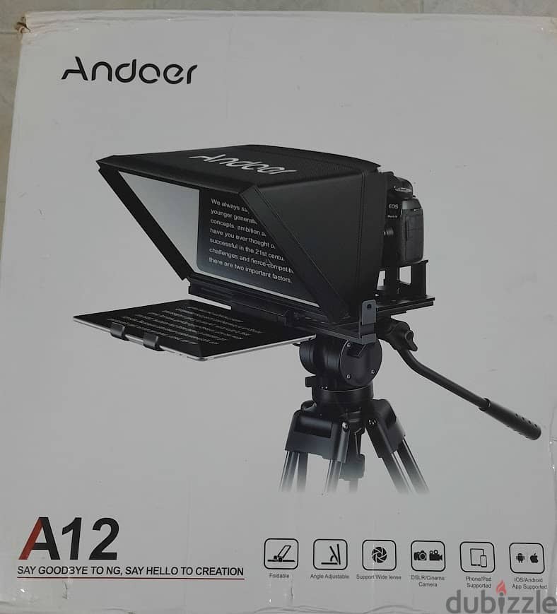 Andoer A12 Portable Camera Teleprompter 1