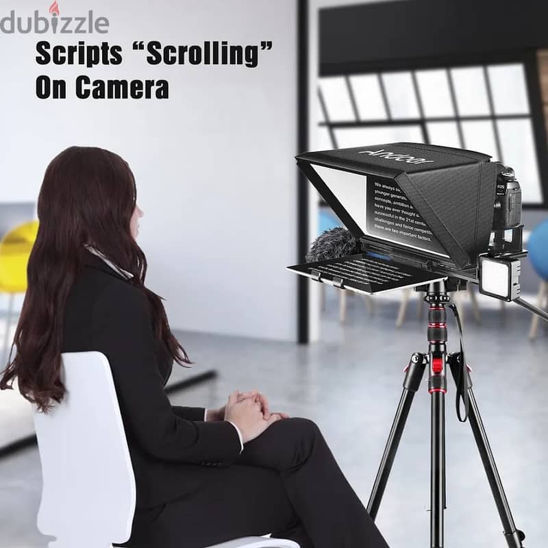 Andoer A12 Portable Camera Teleprompter 2