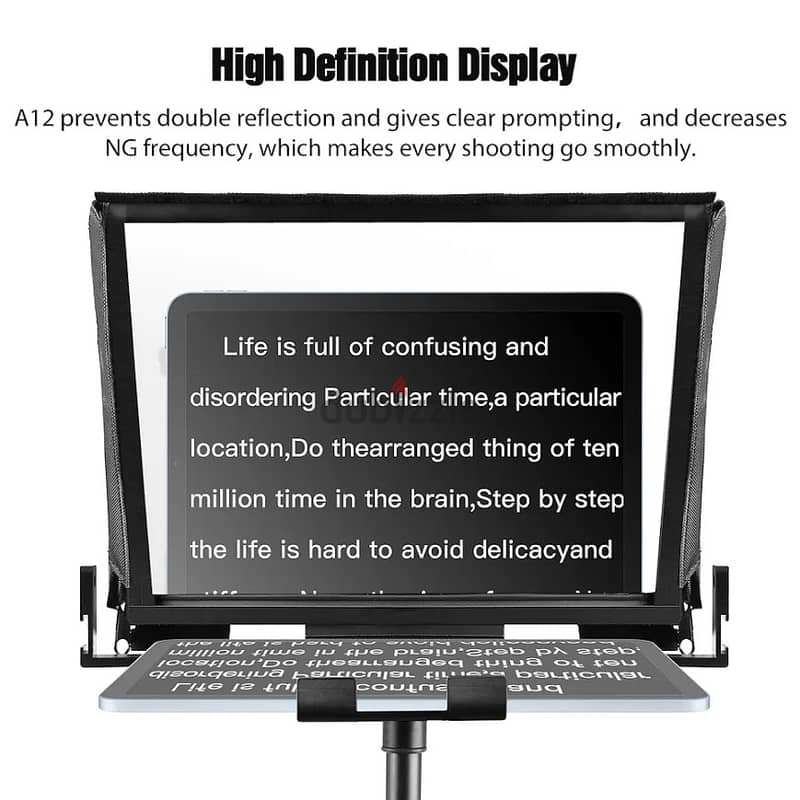 Andoer A12 Portable Camera Teleprompter 3