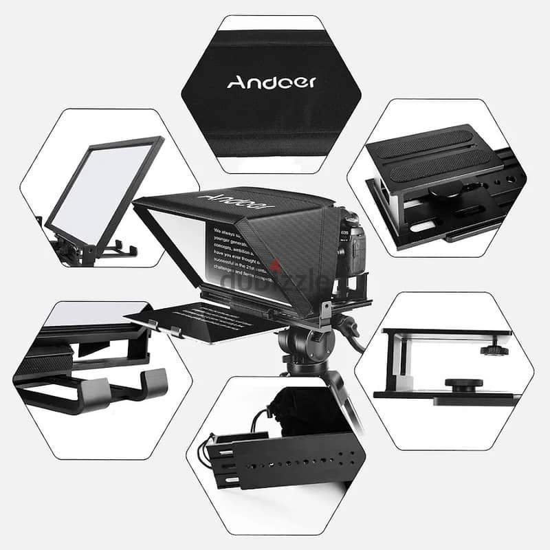 Andoer A12 Portable Camera Teleprompter 6