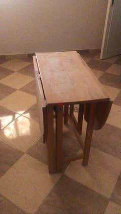 طاولة سفرة خشب بدون كراسي 0
