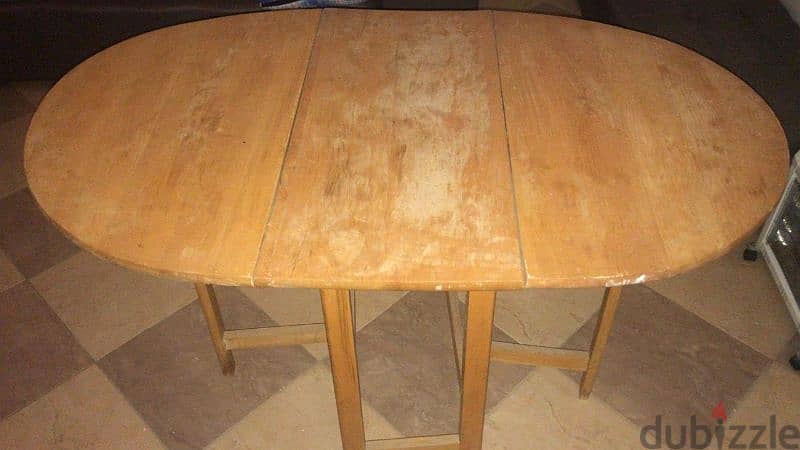 طاولة سفرة خشب بدون كراسي 3