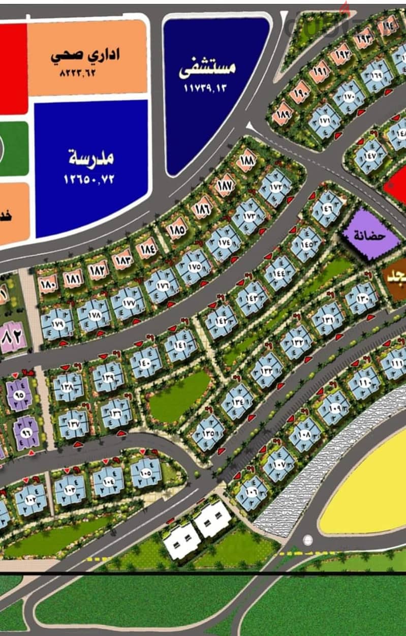 شقة للبيع في الخمائل - El Khamayel المرحله التانيه بالهضبه 1