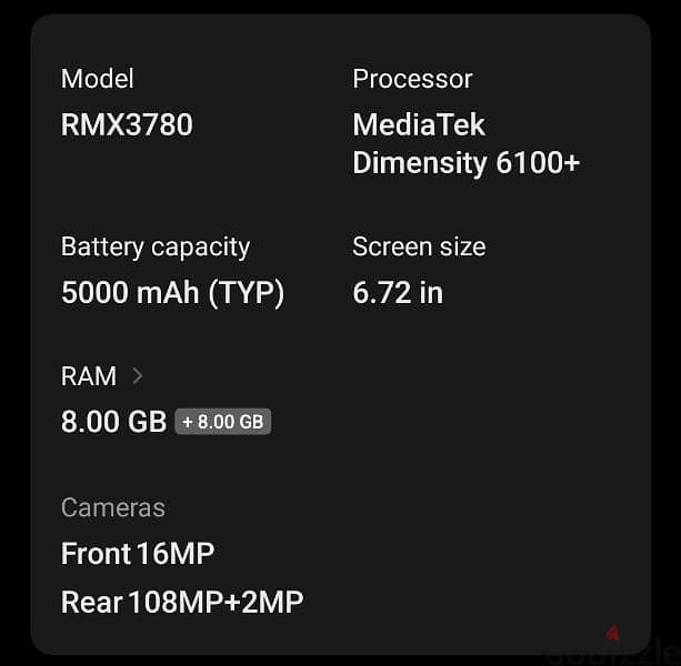Realme 11 5g used (2 months) 3