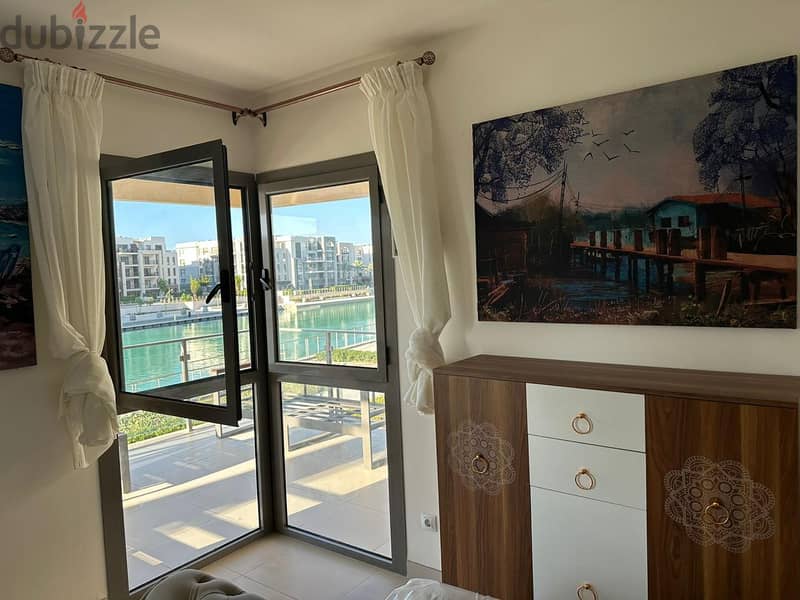 Chalet, first floor, Marassi Marina 2, directly on the canal, for rent 12