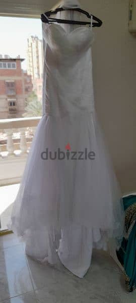فستان زفاف بالطرحه 2
