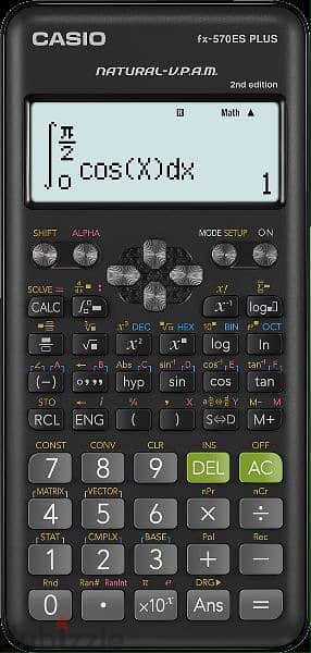 Casio fx-570esplus-2wdtv digital calculator - black - جديدة لم تفتح 3