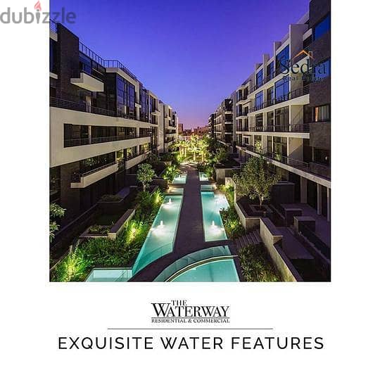 شقة رائعة 275 متر كاملة التشطيب للبيع في ذا واتر واي 1 The Water Way 1 1
