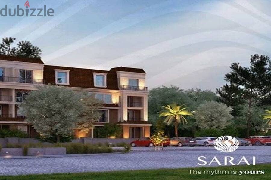 شقة بجاردن 206م 4غرف في  كمبوند سراي القاهرة الجديدة Sarai 15