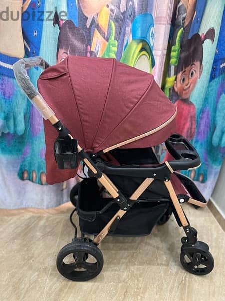 baby stroller belecoo used one time like new 3