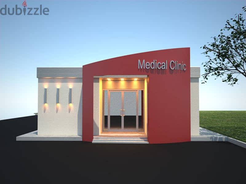 Medical center for Sale 118 SQM in Madinaty Open air mall / مركز طبي للبيع  في مدينتي 3
