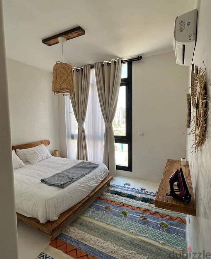 3 bedrooms chalet at Seazen El Qamzi north coast | شاليه 3 غرف متشطب بالتكيفات والمطابخ في الساحل الشمالي قريه سيزن 5