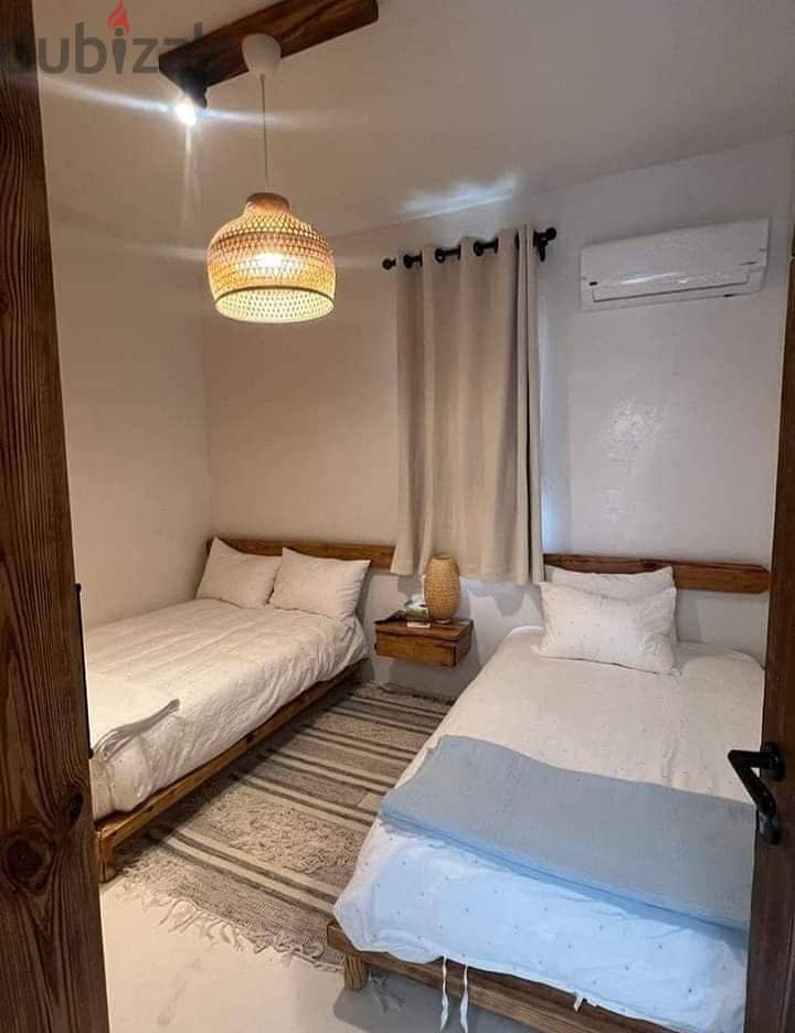 3 bedrooms chalet at Seazen El Qamzi north coast | شاليه 3 غرف متشطب بالتكيفات والمطابخ في الساحل الشمالي قريه سيزن 7