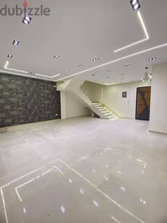 Duplex for sale with one-year installments, ultra super luxury finishing, in Al-Fardous, in front of Dreamland, 6 October