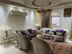 Apartment Super Luxe, fully finished and fully furnished ,Fully Air-conditioned with garden view in EL Narges