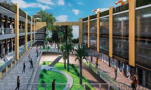 At a special price and with the lowest down payment, get a store with an area of 59 square meters in a commercial mall, first floor, Hadayek October