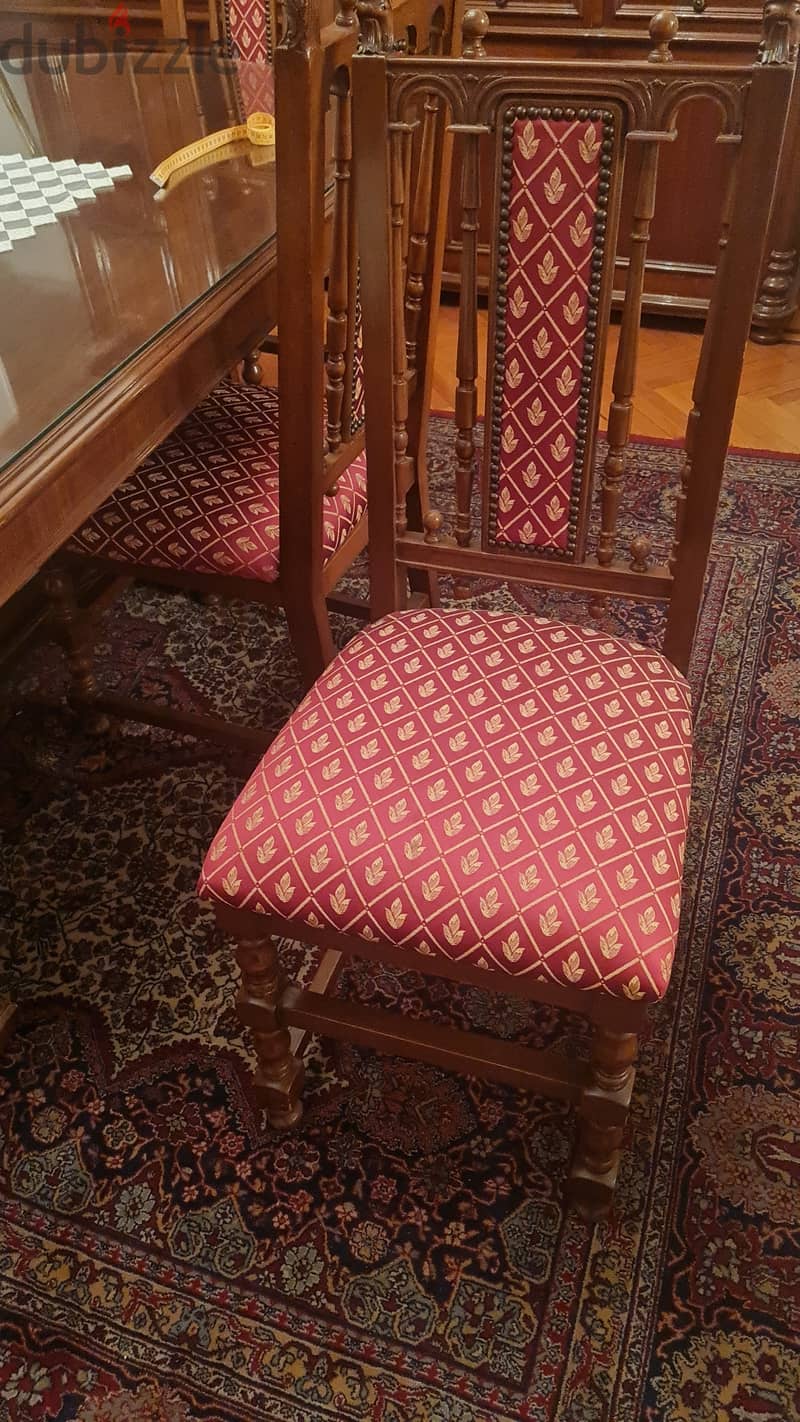 غرفة سفرة كاملة ديكورما حالة جيدة في القاهرة- Decorma Oval Dining room 6