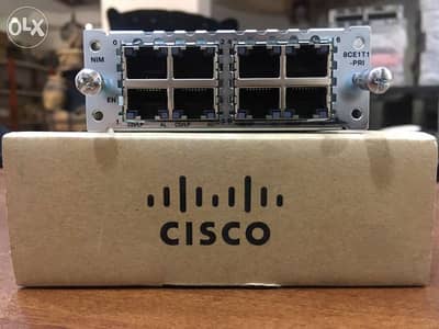 CISCO NEW NIM-8CE1T1-PRI سيسكو للبيع