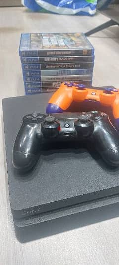 Playstation 4 + Extra Controller + 8 Games 0