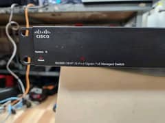 Cisco SG300-28 port PoE Gigabit Managed Switch 0