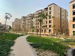Apartment 80 meters on the landscape in Sarai New Cairo, in front of Madinaty and next to Al-Shorouk and Al-Rehab