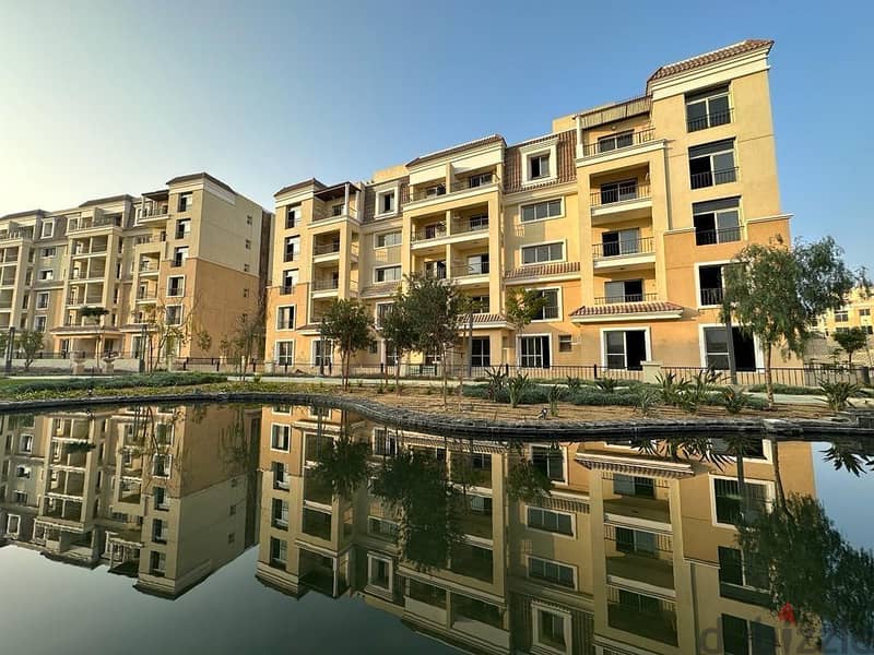 Apartment in a garden in Mostaqbal City, Saray, with a cash discount of up to 39%, in installments over 8 years. 2